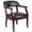 Black, variant on Boss Office Products Ivy League Faux Leather Executive Mobile Guest Chair in Black