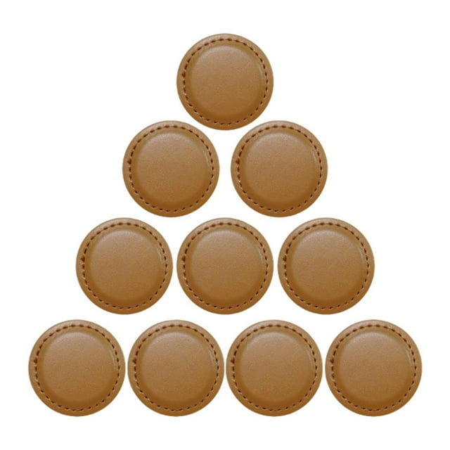 10 piezas marcadores de pelotas de golf soporte para gorra de golf artesanía de regalo decoración ligera clips para sombrero de golf, para práctica Marrón claro