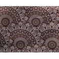 thumbnail image 4 of oneOone Georgette Viscose Maroon Fabric Semi Mandala Floral Diy Clothing Quilting Fabric Print Fabric By Yard 42 Inch Wide, 4 of 4