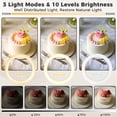 thumbnail image 5 of 11" Desk Ring Light Wireless With Stand & Phone Holder Overhead Mount For Video Recording Tripod Cooking Videos Webcam Lamp/tiktok/youtube Compatible Camera, 5 of 6