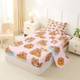 thumbnail image 2 of Erosebridal Funny Capybara Pattern Twin Sheet Sets,Hawaii Summer Holiday Bedding For Kids Girls 3pcs, 2 of 6