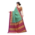 thumbnail image 2 of CRAFTSTRIBE Art Silk Rama Indian Saree Daily Wear With Unstitched Blouse, 2 of 5