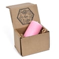 thumbnail image 2 of BeeTheLight Beeswax Pillar Candle - 100% Pure Bees Wax - Choose Your Size and Color - 24 Hour Burn Time - 2x3 - Unscented - Natural Light Honey Scent (Pink Sunset, Small), 2 of 7