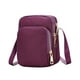 thumbnail image 1 of Bolso bandolera solacol para mujer, de nailon, minibolso de 3 capas con cremallera, tipo cartera, bandolera pequeña., 1 of 5