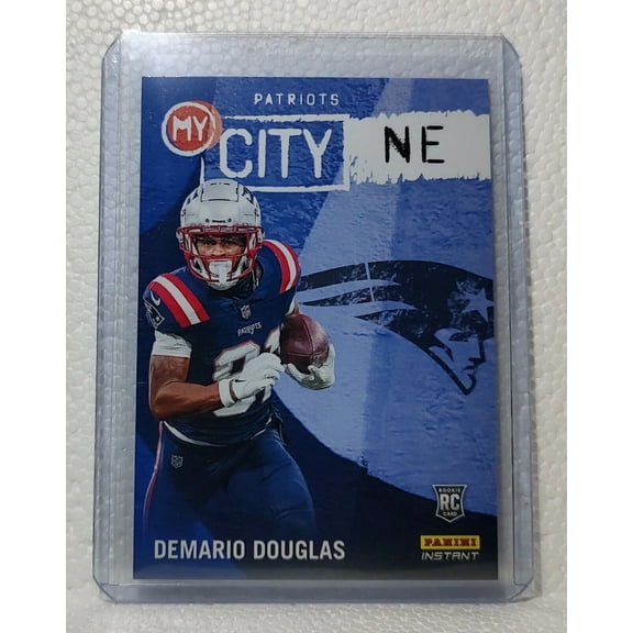 Demario Douglas 2023 Panini NFL #3 My City Football Card Patriots 1/344
