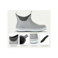 thumbnail image 7 of Ubon Men's Rain Shoes Fishing Short Rain Shoes Rubber Ankle Deck Boots Waterproof Boots Grey 9, 7 of 7