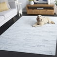 thumbnail image 5 of SAFAVIEH Malibu Iqera Distressed Polyester Machine Washable Area Rug, Grey/Turquoise, 8' x 10', 5 of 13