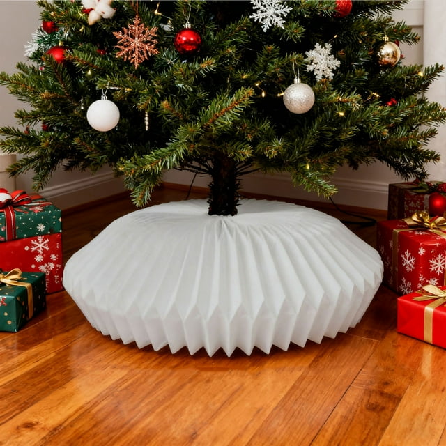 Honeycomb Collar Foldable Paper Ring Modern Base Cover Skirt Collars For