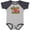 Baseball Heather and Navy, variant on Inktastic My Grandpa is a Firefighter with Fire Truck Boys or Girls Baby Bodysuit