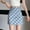 Blue, variant on Mqqzkk Girl Women Plaid Skirts Pleated School Uniform Casual Skirt Regular Fits Short Skirts Fashion Mini Skirts