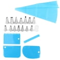 thumbnail image 2 of 20Pcs Cake Baking Decorating Kit Set Piping Nozzles Cream Squeeze Bag Tool, 2 of 11