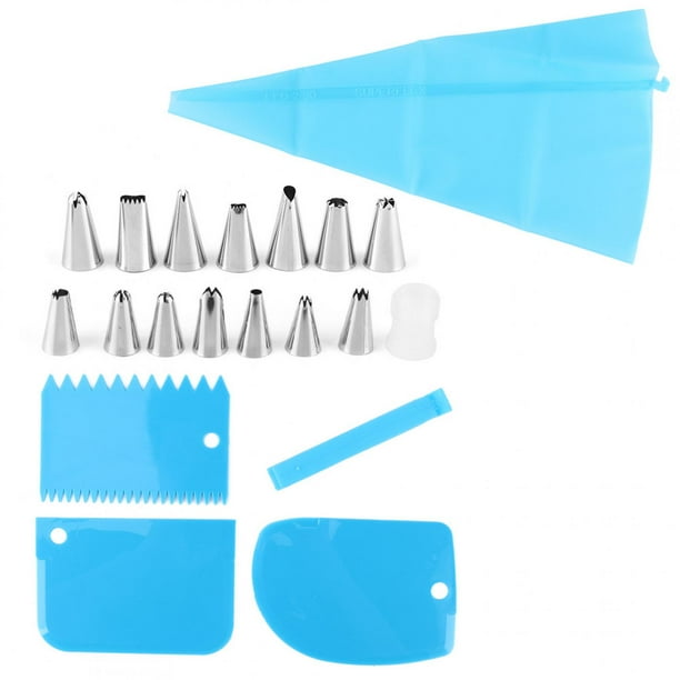 Kit de manga pastelera, 20 piezas para decoración de pasteles, boquillas para tuberías, juego para hornear pasteles, el mejor de su clase