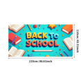 thumbnail image 1 of Back to School Banner Classroom Decor Education Supplies Vibrant Backdrop for School Events Photography Props Welcome Sign Party Supplies Learning Environment, 1 of 4