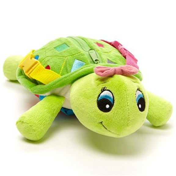 Buckle Toy - Belle Turtle - Toddler Early Learning Plush Travel Activity
