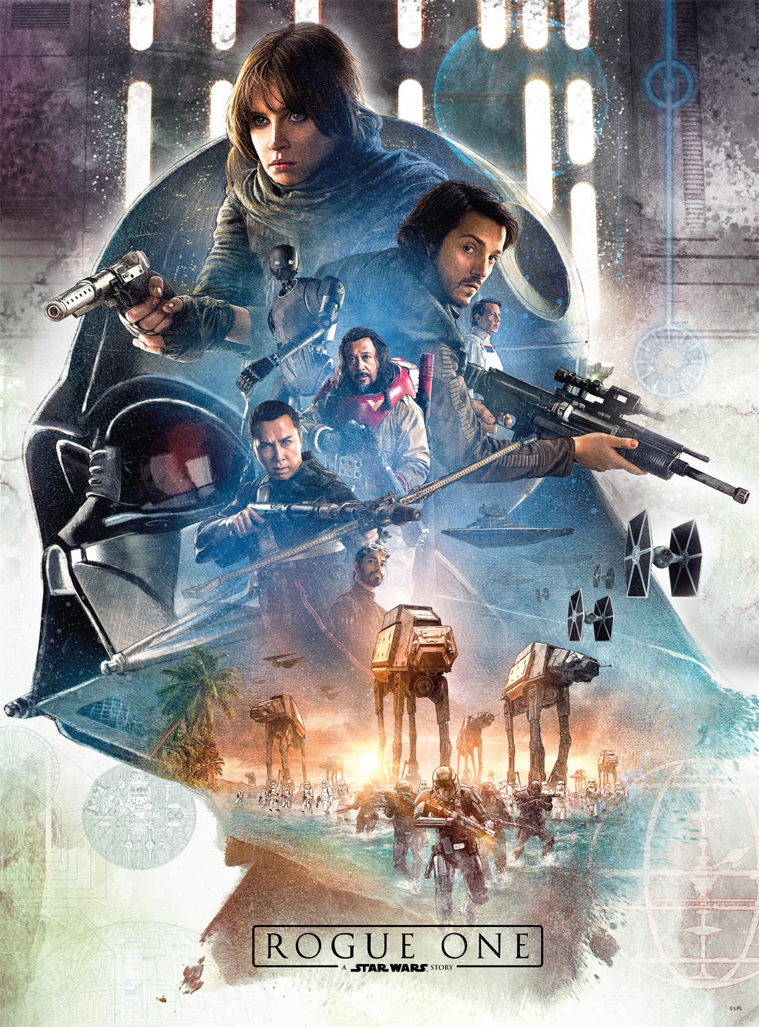 Buffalo Games 1000-Piece Star Wars - Rogue One Interlocking Jigsaw Puzzle