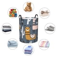 thumbnail image 3 of Lsque Llama and Cactus pattern Laundry Hamper Basket, Tall Woven Rope Hamper Basket for Clothes, Lightweight Storage Basket, Collapsible Waterproof-Medium, 3 of 8