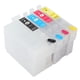 thumbnail image 5 of Cartucho de tinta de 4 colores con chip permanente, recambio de caja de tinta para impresora, negro, cian, magenta, amarillo, T252XL1, T252XL2, T252XL3, T252XL4, 5 of 14