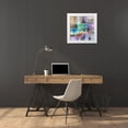 thumbnail image 3 of Tienhaara, Michael 26x26 White Modern Wood Framed Museum Art Print Titled - Chroma III, 3 of 4