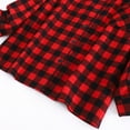 thumbnail image 5 of Christmas pajamas Flannelette Wool Checked Sleepwear Set For Women, 5 of 9