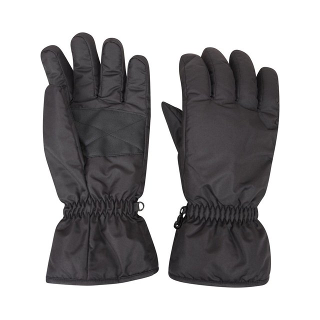 Mountain Warehouse - Guates de Esquí para Hombre (Negro)