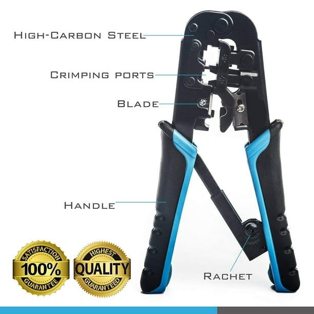 Rj45 ratchet cheap crimp tool