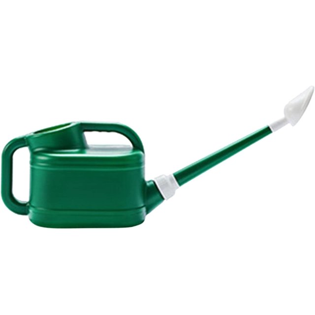 Sharplace Regadera de Jardín Moderna Regadera de Caño Largo de 4L Cabeza de Rosa Aspersor de Agua Extra Grande Regadera de Plástico para Plantas de Interior y Exterior Plantas Jardín, Verde ER
