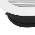 thumbnail image 4 of YAHHU 150mm Circular Louvered Vent Cover – ABS Wall/Ceiling Mount, Weather‑Resistant, Easy‑Remove Grille for HVAC, Bathroom & Kitchen, 4 of 7