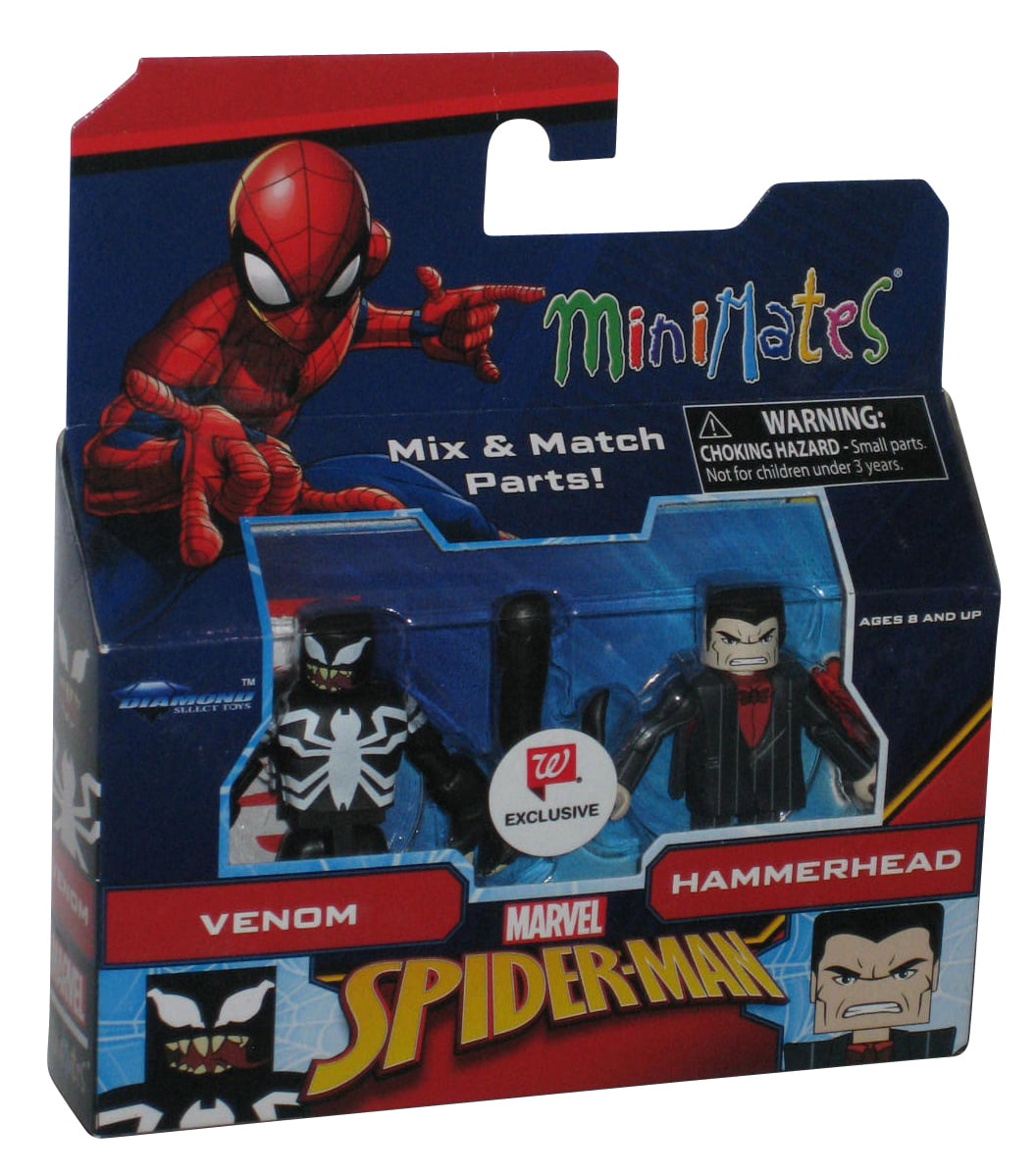 Marvel Minimates Walgreens Wave 8 Stealth Suit Spider-Man & Screwball
