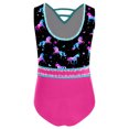 thumbnail image 2 of TSSOE Justaucorps de Gymnastique pour Filles Ballet en Strass Unitard une-Pièce Biketards Sport Activewear Cheval 16, 2 of 3