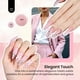 thumbnail image 5 of Set de gel de uñas Poly Bleetles Nude Pink Glitter, 6 colores, 5 of 7