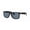 Matte Rubber Black Frame / Dark Blue Lens, variant on RB4165 JUSTIN CLASSIC Square Shape Sunglasses Matte Rubber Black Frame / Dark Blue Lens 55mm
