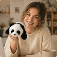 thumbnail image 3 of Plush Wrist Rest, Cute Soft Panda Stuffed Animal 9.4 inch, 1 Pack Fluffy Hand Support Cushion, for Office Desk Laptop Keyboard Mouse Typing Pain Relief and Home Decor Kids Gift, 3 of 8