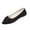 Black, variant on Ballet Flats Shoes for Women Bowknot Round Head Fashionable Casual Versatile Large Size Wedge Heel Shallow Mouth Shoes for Daily Wear