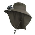 thumbnail image 1 of Children's Sun Hat Solar Fan Hat Rechargeable Children's Sun Hat Outdoor Wide Brim Sun Hat with Solar Fan Wide Brim Solar Fan Outdoor Fishing Hat Solar USB Charging Solar Fan Hat, 1 of 4