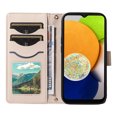 thumbnail image 3 of Samsung Galaxy A03 Phone Case , Wallet Flip Cover Adjustable Crossbody Lanyard Magnetic Card Slots, 3 of 5