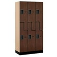 thumbnail image 2 of Salsbury Industries  Double Tier Designer Locker - Mahogany, 2 of 4