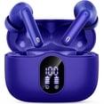 thumbnail image 1 of Audífonos Inalámbricos, Audífonos Bluetooth 5.4 Estéreo de Bajos, Audífonos con Micrófono con Cancelación de Ruido y Pantalla LED, 36H de Reproducción Audífonos Intrauditivos, Audífonos Deportivos Im, 1 of 7