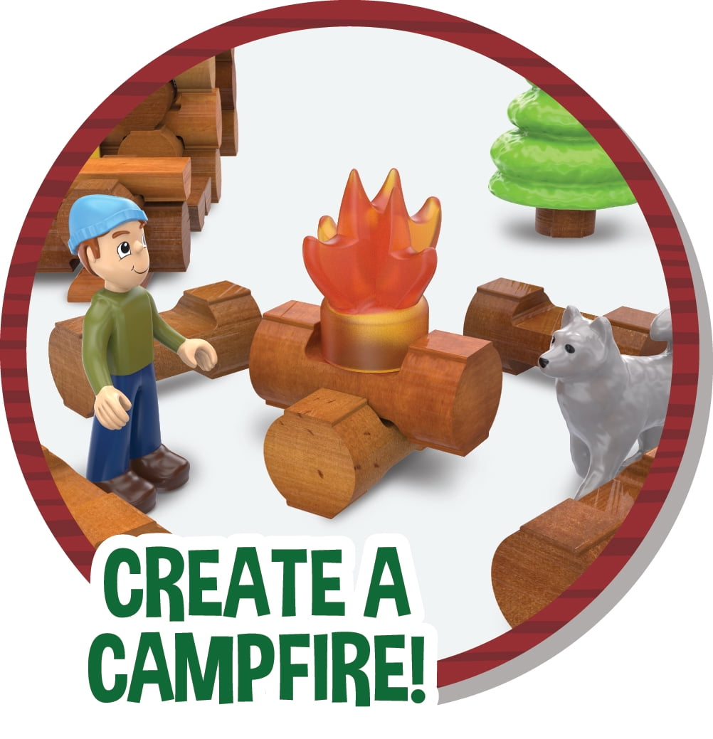 lincoln logs on the trail