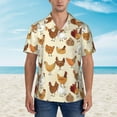 thumbnail image 3 of Runic Compass Viking Mens Hawaiian Shirt Short Sleeve Casual Button Up Tropical Summer Beach Shirt, 3 of 9