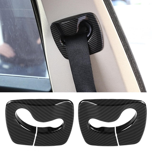 2Pcs Carbon Fiber Style Car Interior Cover Trim For 5 Series F10 2011-2016 Car Interior And Exterior Decoration Modification