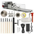 thumbnail image 1 of Mini Lathe Machine DIY Woodworking Wood Lathe Milling Machine Grinding Polishing Beads Drill Tool S, 1 of 5