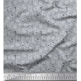 thumbnail image 1 of Soimoi Georgette Viscose Fabric Geometric Small Print Fabric by Yard 42 Inch Wide, 1 of 1
