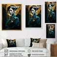 thumbnail image 4 of DESIGN ART Designart "Japanse Female Model Iii" Japon Woman  Canvas Prints 34 in. wide x 44 in. high, 4 of 5