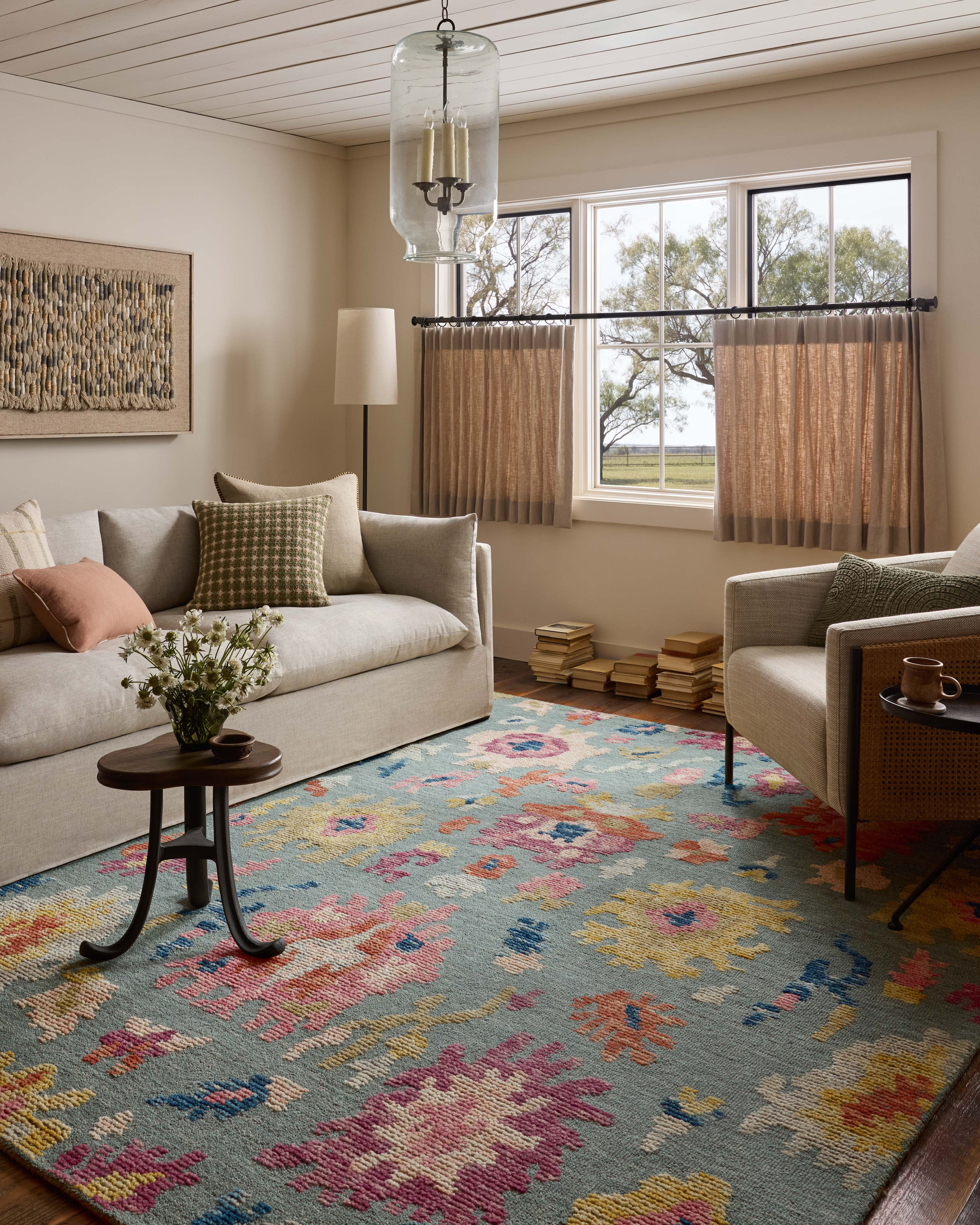 Loloi Tilly Spa / Multi 7'-9" x 9'-9" Area Rug