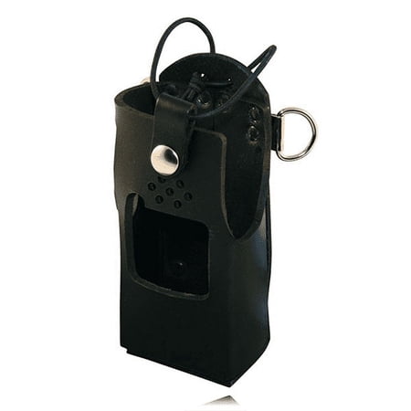 Boston Leather Radio Holder for Kenwood TK-3180 with D Rings