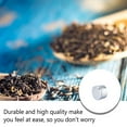 thumbnail image 3 of Candle Jar Reusable Replacement Solid Color Anti-rust 50ml Leakproof Sealed Glossy Smooth Office Tea Can Coffee Container Silver, 3 of 10