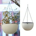 thumbnail image 2 of SXcggal Small Size Rattan Hanging Plastic Pot Honeycomb Hanging Pot Hanging Pot Indoor Hanging Hanging Resin Pot Practical Basic Flower Pots For Garden, 2 of 7
