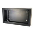 thumbnail image 2 of Cnaweb 6U 19"" Slim Soho Wall Mount Rack Cabinet Enclosure 6"" Depth - Black, 2 of 5