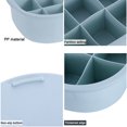 thumbnail image 4 of relayinert Plastic Closet Underwear Organizer Drawer Divider Bras Container Case Sock Ties Storage Box No.06, 4 of 6