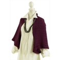 thumbnail image 1 of Catherine Lillywhite GC1240PU Open Stitch Purple Crop Sweater, 1 of 8